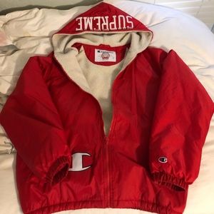 Authentic Supreme x Champion Jacket